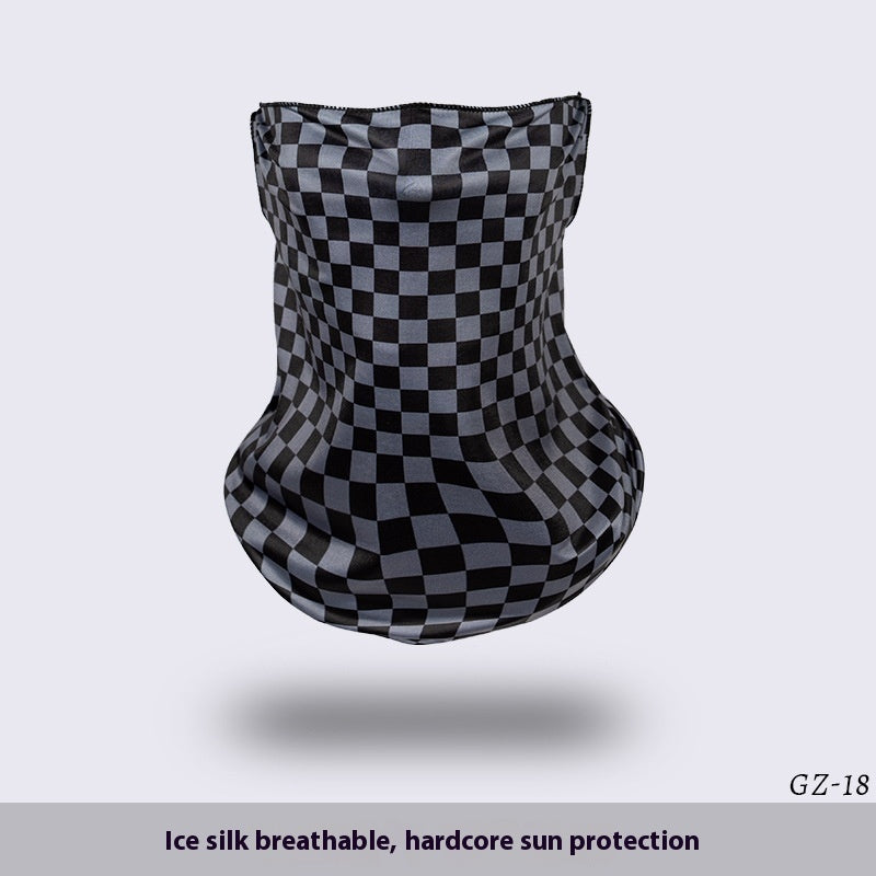 Ice Silk Ear-mounted Sun-proof Sports Breathable Scarf