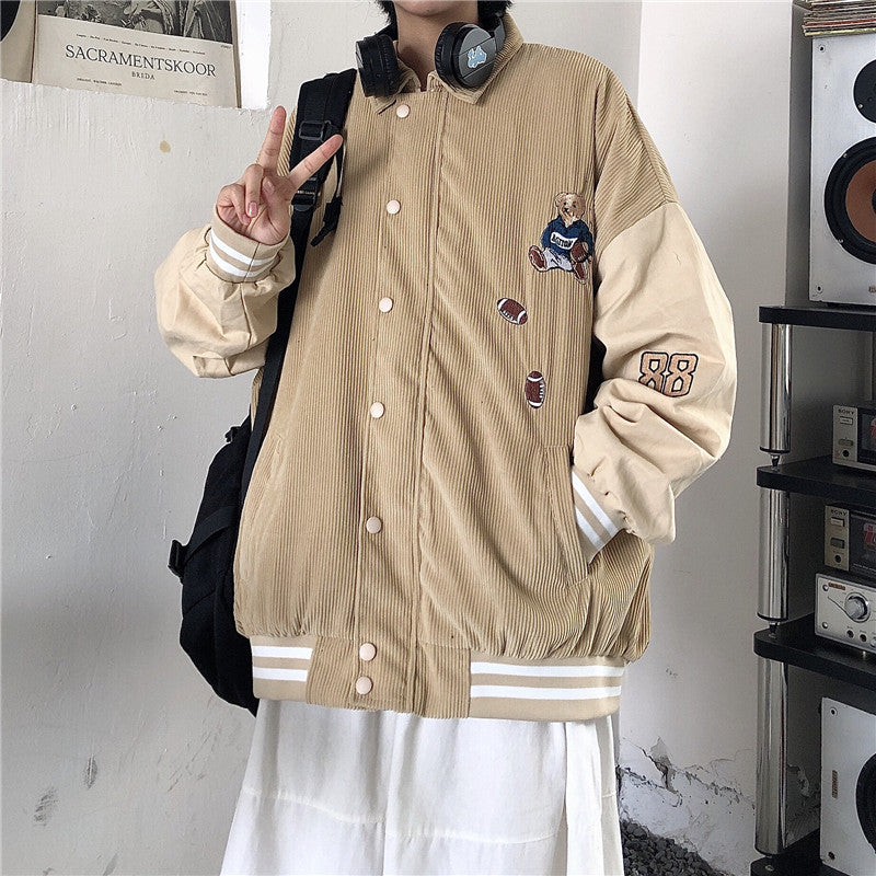 Women Baseball Uniform Autumn Coat Jacket High Street Style