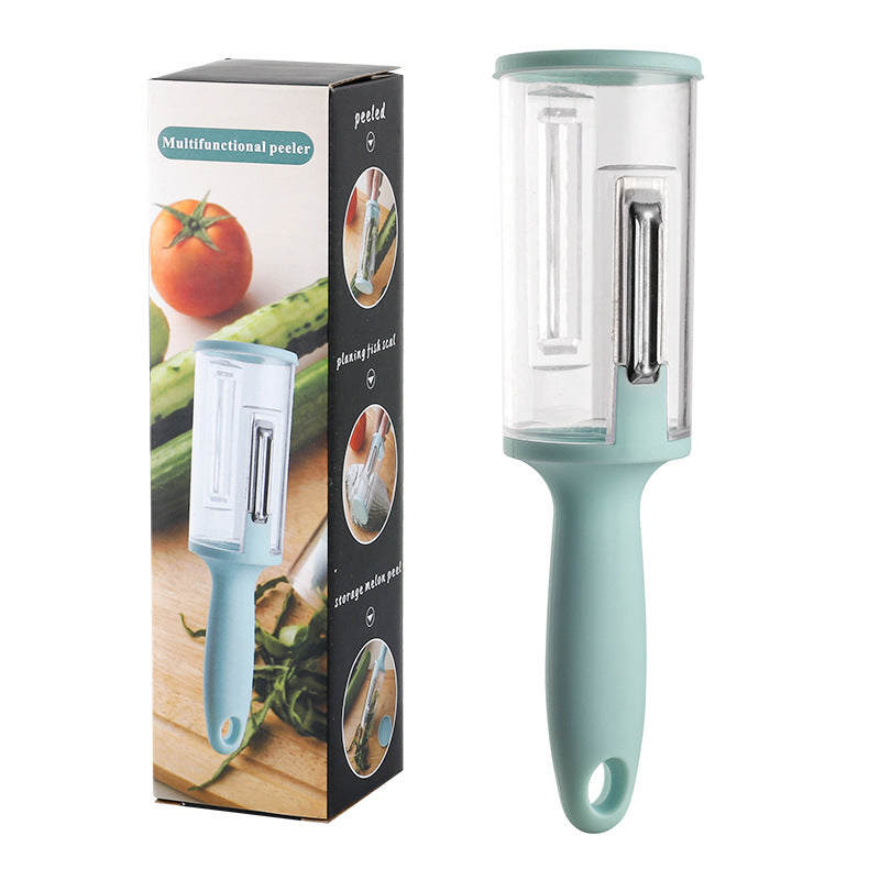 Multi-functional Storage Peeler Anti-splash