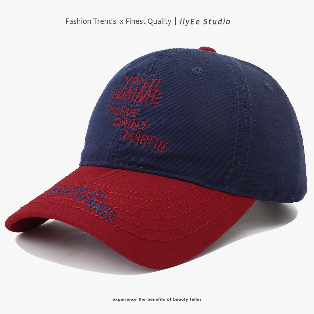 Big Head Circumference Peaked Cap Fashion Trendy Baseball Cap For Men