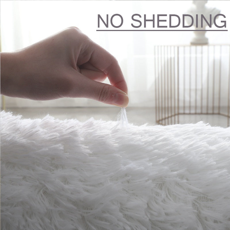 Fluffy Round Plush Rug – Super Soft Thick Carpet