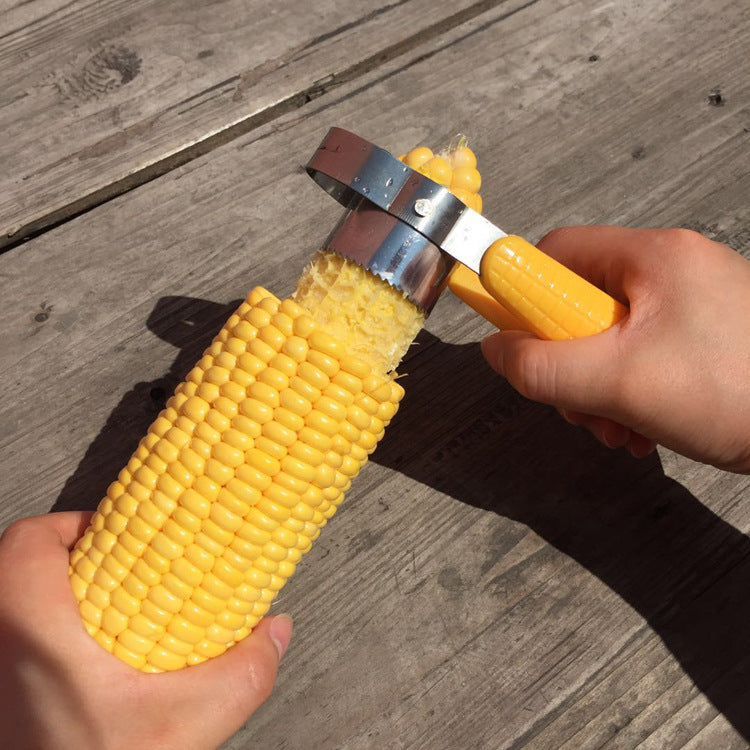 Labor Saving Stainless Steel Corn Peeler Creative Corn Planer Peeler Thresher