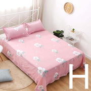 Single Double Bed  Flat Sheet Bedding