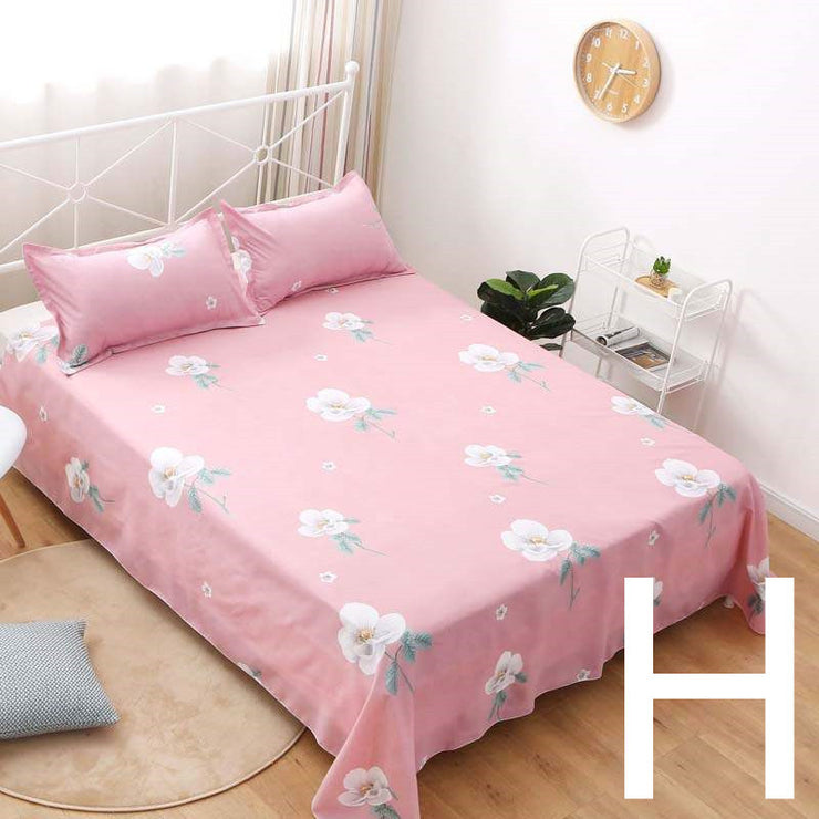 Single Double Bed  Flat Sheet Bedding
