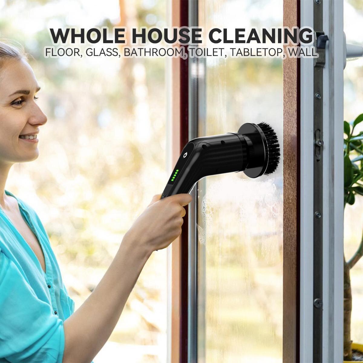 Cordless Electric Cleaning Brush for Kitchen and Home