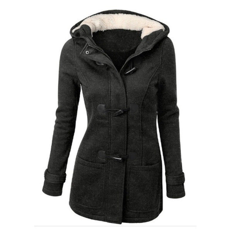 Hooded Jacket Sweater Cotton-padded Coat For Women